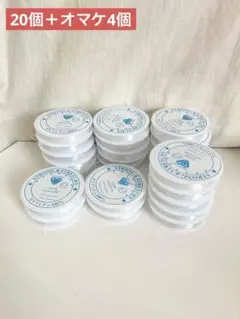 透明シリコンゴム0.7mm ◆24個◆ブレスレット作成用 伸びるテグス