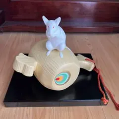 美術鋳物置物 鼠 ネズミ 日展作家 村田宏作　親子2点セット　縁起物 子宝 村田宏作 鋳物 ネズミ 置物 縁起物 - メルカリ