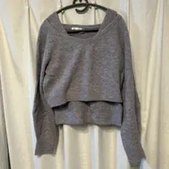 GU 2ピースパフィータッチセーター