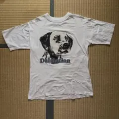90s USA製 犬 ドッグ ダルメシアン アニマルプリントTシャツ - メルカリ