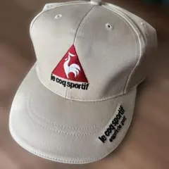 新品✴︎le coq sportif ベージュキャップゴルフ