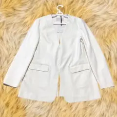 新品　ココディール　ノーカラー　テーラードジャケット