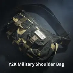 00s【archive】 Y2K Military Shoulder Bag