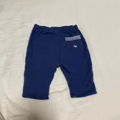 ファミリア　ネイビー犬刺繍付きパンツ