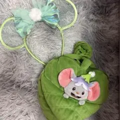 ファンタジースプリングス ティンカーベル　カチューシャ　チーズ ショルダーバッグ