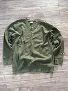 Champion リバースウィーブ Vネック スウェット XL