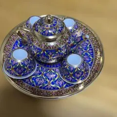 タジン鍋／モロッコ製／ハンドメイド／ボタニカルレッド - メルカリ