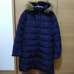 UNIQLO　ダウンコート　ネイビー160