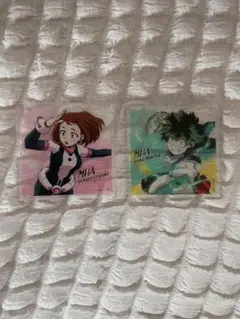 ヒロアカアクリルコースター【緑谷出久・麗日お茶子】