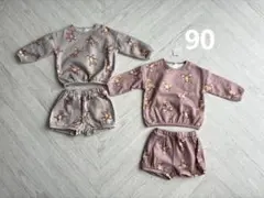 【最終価格】新品（3点）古着（1点） 90cm トレーナー＆ショートパンツ