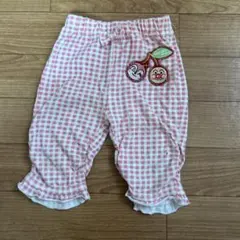 アンパンマン刺繍チェックパンツ 95cm未満