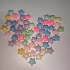 かわいい星型デコレーションパーツ