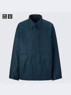 オーバーサイズユーティリティジャケット　L BLUE