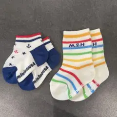 ミキハウス ベビー靴下 2足セット　11-13