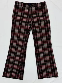 BURBERRY BLUE LABEL ノバチェック フレアパンツ