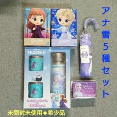 【未開封♥希少品】アナと雪の女王 フィギュア＆グッズ ５種セット