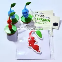 ピクミンシリーズ グッズ 4点セット ゆらゆらフィギュア どこでもチャーム