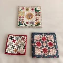 パッチワークミニキルト３点セット
