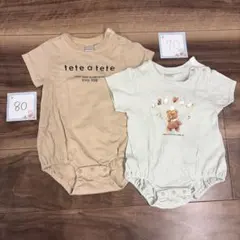 tete a tete ロンパースセット 70.80