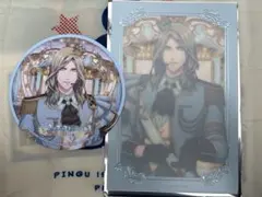 うたプリ ブロメイト 箔押し風クリアカード 特典コースター カミュ