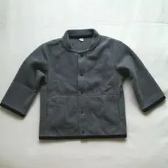 無印　フリース　ブルゾン　80　グレー　ジャケット　アウター　グレー