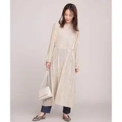 ナノユニバース 前後2wayクリンクルワッシャーワンピース