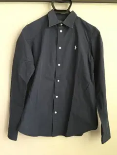 美品 ポロ ラルフローレン 長袖シャツ ネイビー サイズ0 XS相当 - メルカリ