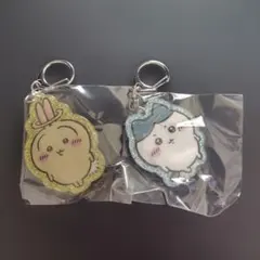 ちいかわ ラメアクリルキーホルダー5 うさぎ、ハチワレ