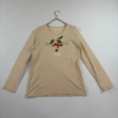 PINK HOUSE ピンクハウス 長袖Tシャツ L 綿 さくらんぼプリントのサムネイル