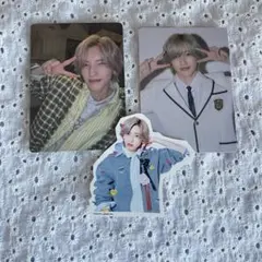 なにわ男子　HARD WORK 道枝駿佑　トレカ2点　フレークシール