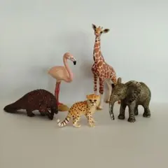 Schleich　シュライヒ　ワイルドライフ　セット　フィギュア　動物５点セットのサムネイル