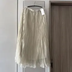 【新品】アメリカンホリック　丈違いプリーツシャイニースカート　ロングスカート
