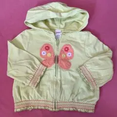 ジンボリー　蝶々柄パーカー(サイズ:3T)のサムネイル