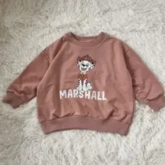 【新品未使用】　パウパトロール マーシャル トレーナー しまむら キッズ ピンク