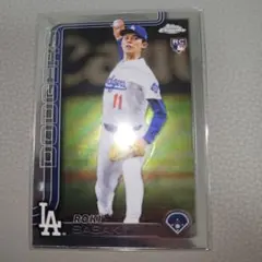 2025 topps chrome 佐々木朗希RC