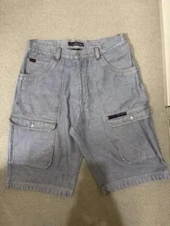 FUBU デニムショートパンツ ハーフパンツ バギー　w40のサムネイル