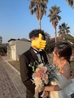 アートフラワーブーケ ウェディング用