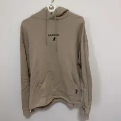 KANGOL ベージュ フード付きパーカー L