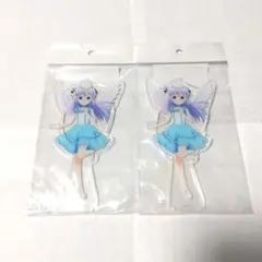 ご注文は 우사기 ですか？BLOOM TSUTAYAアクリルスタンド2個 天使 チノ