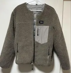 TAIONマウンテン リバーシブル クルーネック ダウン×ボアジャケット