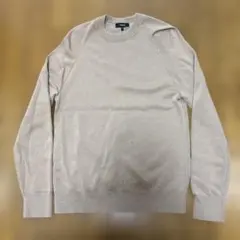 Theory 薄いブラウン　ラグランスリーブ セーター S