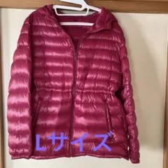 UNIQLO フード付きウルトラライトダウン　 L サイズレディース