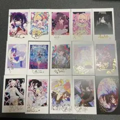 ［値下げ］ニディガ　サインチェキトレカコレクションvol.3 各種１枚ずつセット