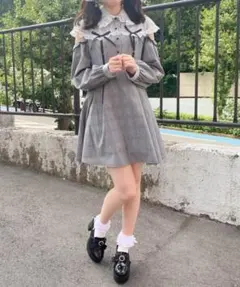 ROJITA レース切替ガーターワンピース