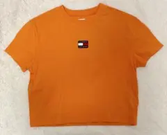 TOMMY JEANS オレンジ Tシャツ S