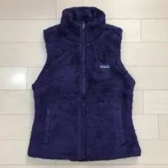 patagonia フリースベスト 紫 サイズXS レディース