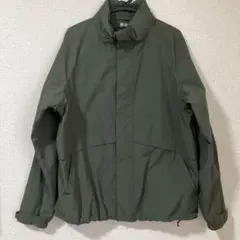 ☆ユニクロ UNIQLO ウインドプルーフスタンドブルゾン L オリーブ☆