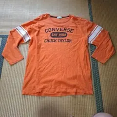 CONVERSE CHUCK TAYLOR 長袖Tシャツ オレンジ 4Lのサムネイル
