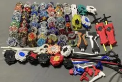 d*2様 ベイブレードセット 多数のパーツ付き