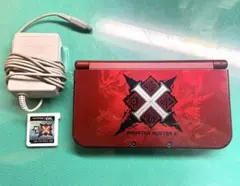 モンスターハンターXデザイン New 3DS LL 本体　一部難あり